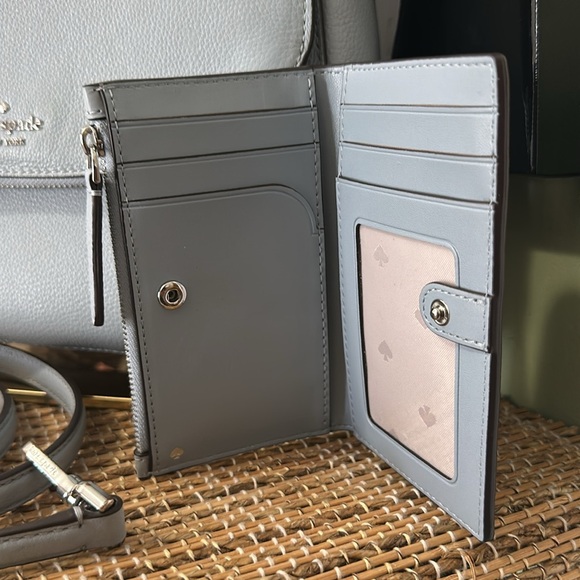 Kate Spade Light blue purse and wallet set - Picture 9 of 17